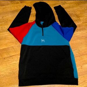 Color block hoodie